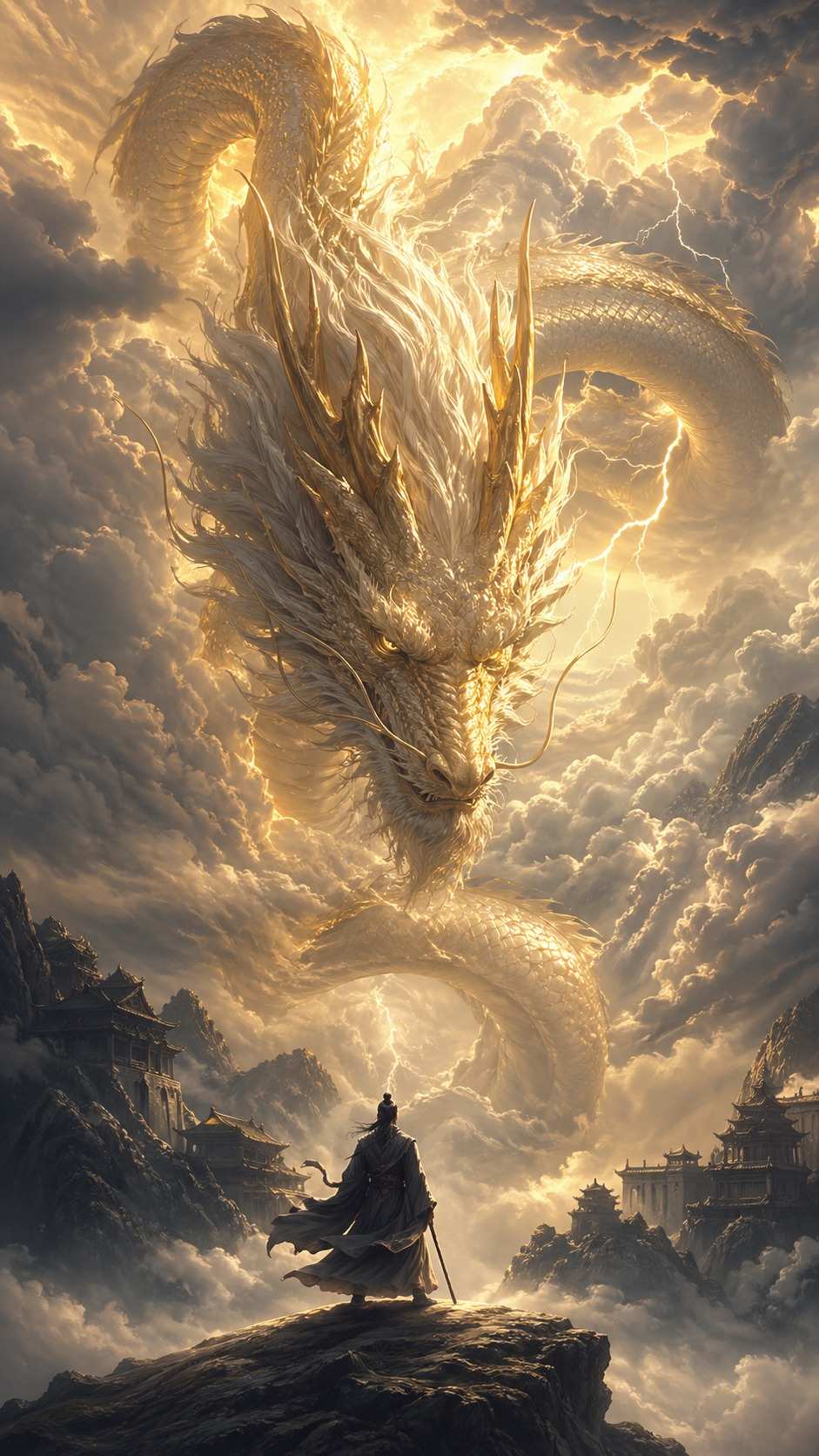 Golden dragon storm