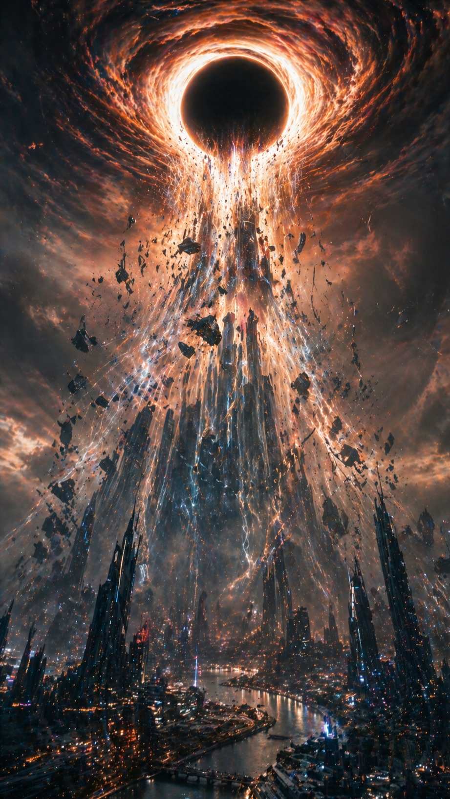 Black hole city collapse