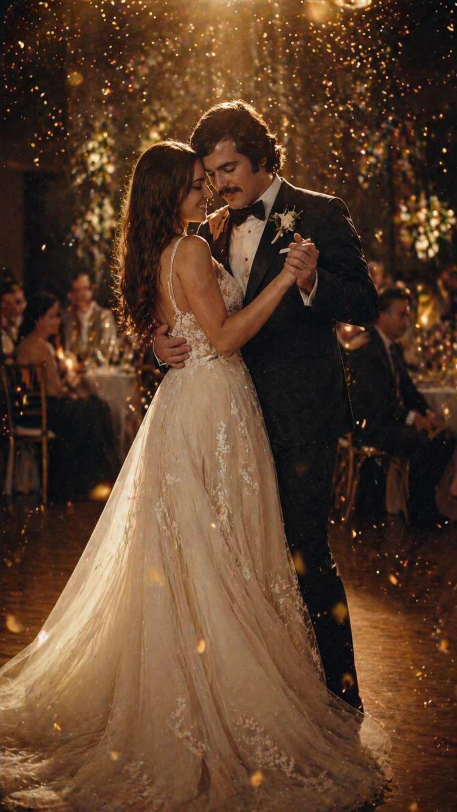 Romantic wedding dance